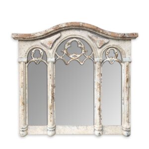 Miroir mural en bois